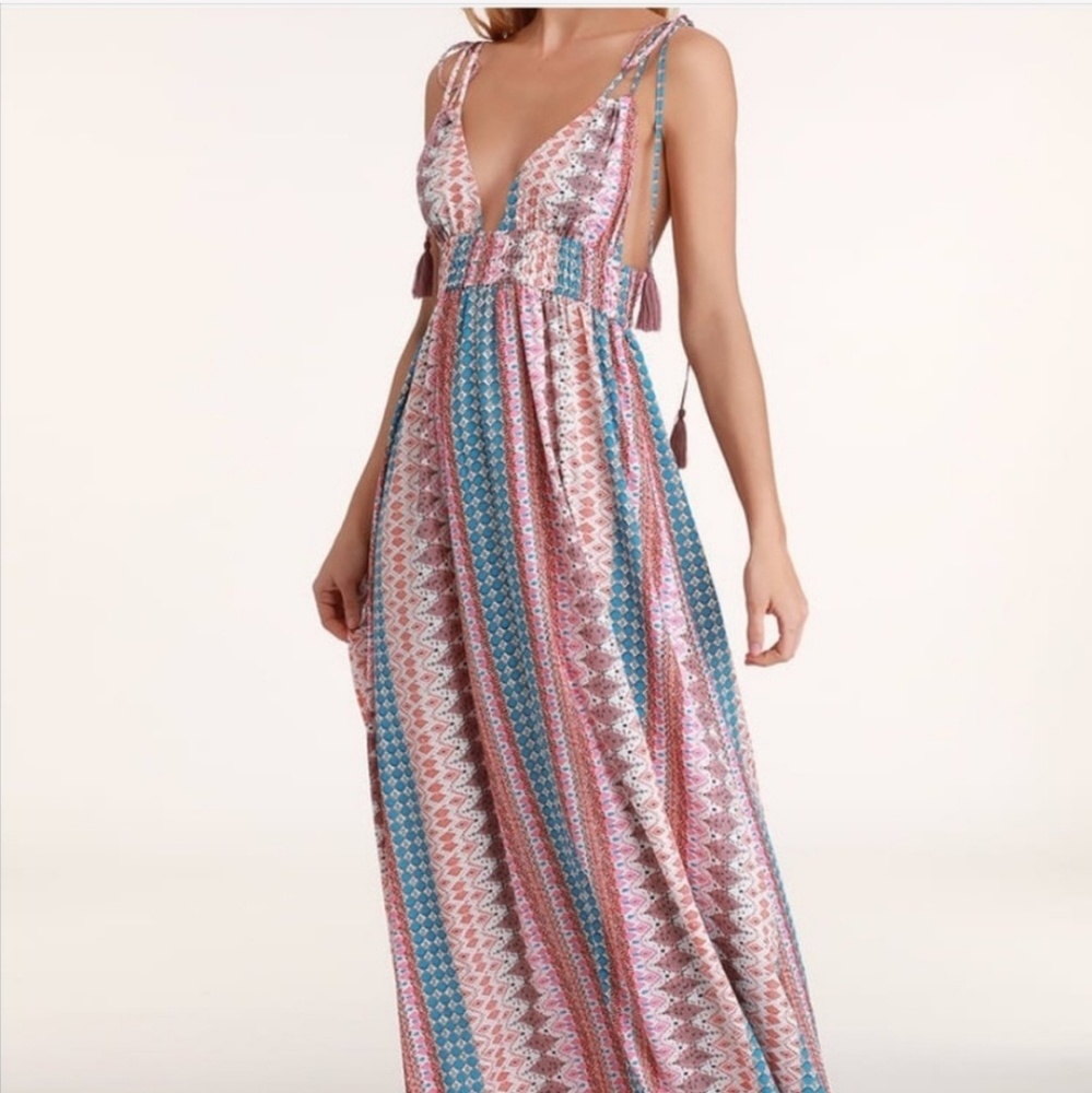 Lulu's Multi Print Dress